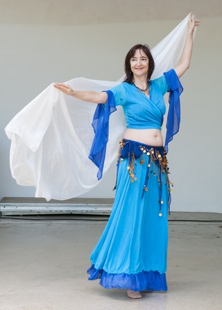 Stage danse orientale, Colonie de vacances Ulysséo, Danse collective en ligne